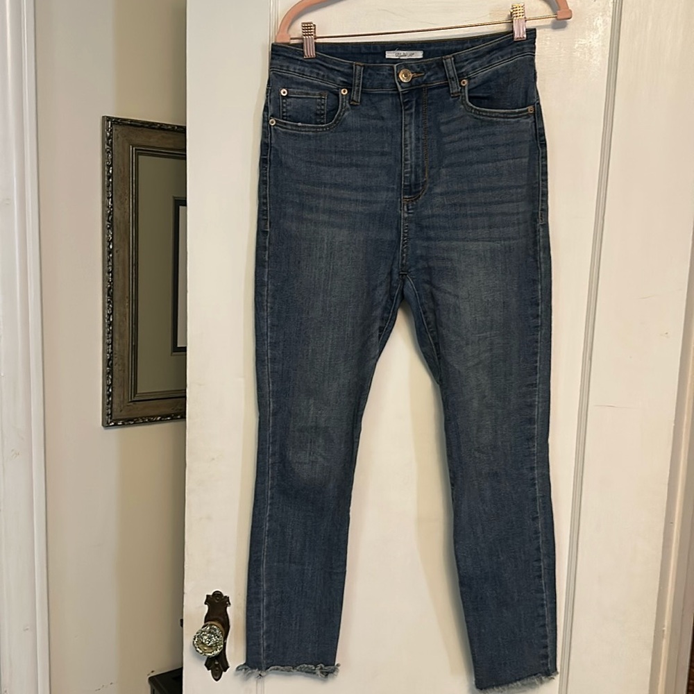 sts blue— Blue Indigo Stretchy Denim Jeans